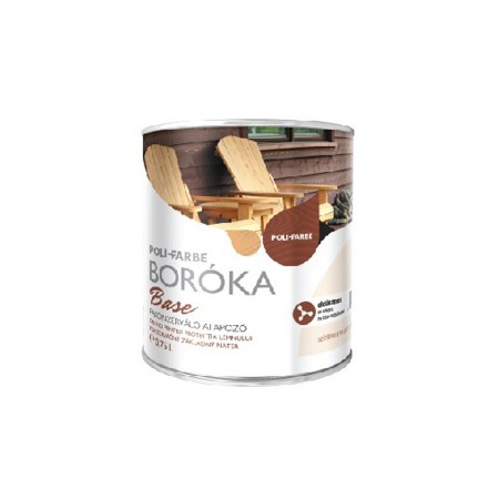POLI-FARBE BOROKA BASE GRUND PENTRU PROTECTIA LEMNULUI 0,75L