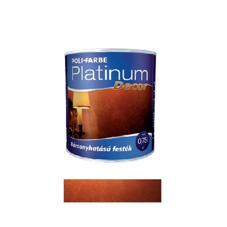 POLI-FARBE PLATINUM DECOR VOPSEA CU EFECT DE CATIFEA 0,75L