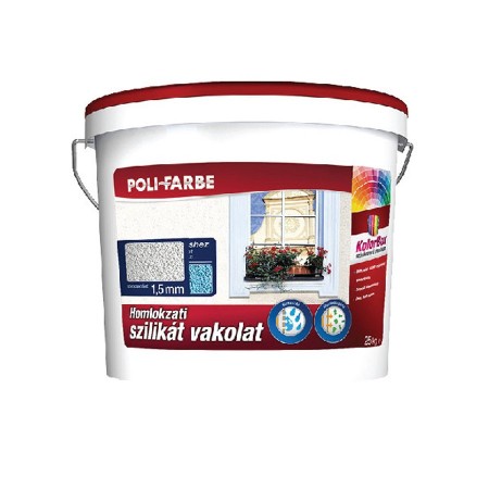 POLI-FARBE TENCUIALA DECORATIVA SILICATICA 25KG