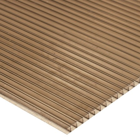 Policarbonat celular, bronze, 6 x 2,10 m x 8mm